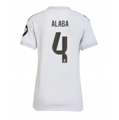 Billige Real Madrid David Alaba #4 Hjemmebanetrøje Dame 2025-26 Kort ærmer