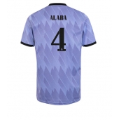 Billige Real Madrid David Alaba #4 Udebanetrøje 2022-23 Kort ærmer