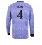Billige Real Madrid David Alaba #4 Udebanetrøje 2022-23 Lange ærmer