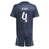Billige Real Madrid David Alaba #4 Udebanetrøje Børn 2025-26 Kort ærmer (+ bukser)