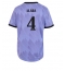 Billige Real Madrid David Alaba #4 Udebanetrøje Dame 2022-23 Kort ærmer