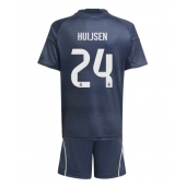Billige Real Madrid Dean Huijsen #24 Udebanetrøje Børn 2025-26 Kort ærmer (+ bukser)