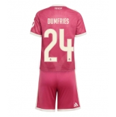 Billige Real Madrid Denzel Dumfries #24 Tredje trøje Børn 2026-27 Kort ærmer (+ bukser)