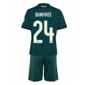 Billige Real Madrid Denzel Dumfries #24 Udebanetrøje Børn 2026-27 Kort ærmer (+ bukser)