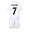 Billige Real Madrid Eden Hazard #7 Hjemmebanetrøje Børn 2022-23 Kort ærmer (+ bukser)