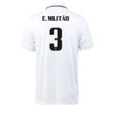 Billige Real Madrid Eder Militao #3 Hjemmebanetrøje 2022-23 Kort ærmer