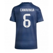 Billige Real Madrid Eduardo Camavinga #6 Udebanetrøje Dame 2025-26 Kort ærmer