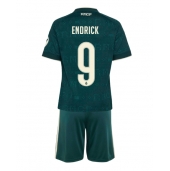 Billige Real Madrid Endrick #9 Udebanetrøje Børn 2026-27 Kort ærmer (+ bukser)