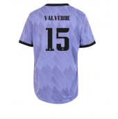 Billige Real Madrid Federico Valverde #15 Udebanetrøje Dame 2022-23 Kort ærmer