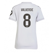 Billige Real Madrid Federico Valverde #8 Hjemmebanetrøje Dame 2025-26 Kort ærmer