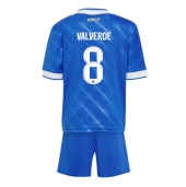 Billige Real Madrid Federico Valverde #8 Tredje trøje Børn 2025-26 Kort ærmer (+ bukser)