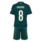 Billige Real Madrid Federico Valverde #8 Udebanetrøje Børn 2026-27 Kort ærmer (+ bukser)