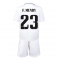 Billige Real Madrid Ferland Mendy #23 Hjemmebanetrøje Børn 2022-23 Kort ærmer (+ bukser)