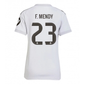 Billige Real Madrid Ferland Mendy #23 Hjemmebanetrøje Dame 2025-26 Kort ærmer