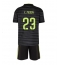 Billige Real Madrid Ferland Mendy #23 Tredje trøje Børn 2022-23 Kort ærmer (+ bukser)