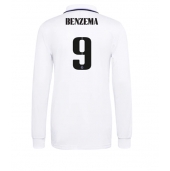 Billige Real Madrid Karim Benzema #9 Hjemmebanetrøje 2022-23 Lange ærmer