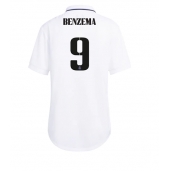 Billige Real Madrid Karim Benzema #9 Hjemmebanetrøje Dame 2022-23 Kort ærmer