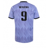 Billige Real Madrid Karim Benzema #9 Udebanetrøje 2022-23 Kort ærmer