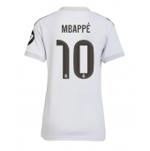 Billige Real Madrid Kylian Mbappe #10 Hjemmebanetrøje Dame 2025-26 Kort ærmer
