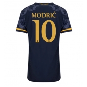 Billige Real Madrid Luka Modric #10 Udebanetrøje Dame 2023-24 Kort ærmer