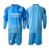 Billige Real Madrid Målmand Hjemmebanetrøje Børn 2025-26 Lange ærmer (+ bukser)