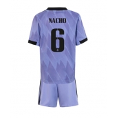 Billige Real Madrid Nacho #6 Udebanetrøje Børn 2022-23 Kort ærmer (+ bukser)