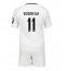 Billige Real Madrid Rodrygo Goes #11 Hjemmebanetrøje Børn 2024-25 Kort ærmer (+ bukser)