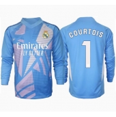 Billige Real Madrid Thibaut Courtois #1 Målmand Hjemmebanetrøje 2024-25 Lange ærmer