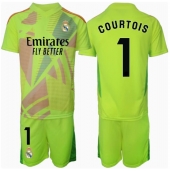 Billige Real Madrid Thibaut Courtois #1 Målmand Tredje trøje Børn 2024-25 Kort ærmer (+ bukser)