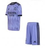 Billige Real Madrid Udebanetrøje Børn 2022-23 Kort ærmer (+ bukser)