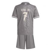 Billige Real Madrid Vinicius Junior #7 Tredje trøje Børn 2024-25 Kort ærmer (+ bukser)