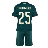 Billige Real Madrid Yan Diomande #25 Udebanetrøje Børn 2026-27 Kort ærmer (+ bukser)