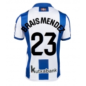 Billige Real Sociedad Brais Mendez #23 Hjemmebanetrøje 2024-25 Kort ærmer