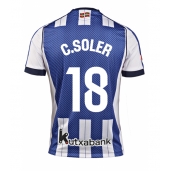 Billige Real Sociedad Carlos Soler #18 Hjemmebanetrøje 2025-26 Kort ærmer