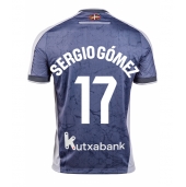 Billige Real Sociedad Sergio Gomez #17 Udebanetrøje 2025-26 Kort ærmer