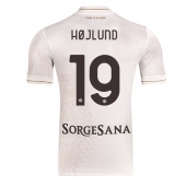 Billige SSC Napoli Rasmus Hojlund #19 Udebanetrøje 2025-26 Kort ærmer