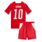 Billige Schweiz Granit Xhaka #10 Hjemmebanetrøje Børn VM 2026 Kort ærmer (+ bukser)