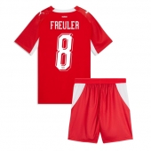 Billige Schweiz Remo Freuler #8 Hjemmebanetrøje Børn VM 2026 Kort ærmer (+ bukser)