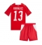 Billige Schweiz Ricardo Rodriguez #13 Hjemmebanetrøje Børn VM 2026 Kort ærmer (+ bukser)