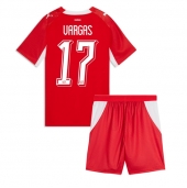 Billige Schweiz Ruben Vargas #17 Hjemmebanetrøje Børn VM 2026 Kort ærmer (+ bukser)