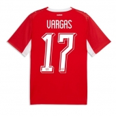 Billige Schweiz Ruben Vargas #17 Hjemmebanetrøje VM 2026 Kort ærmer