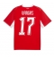 Billige Schweiz Ruben Vargas #17 Hjemmebanetrøje VM 2026 Kort ærmer