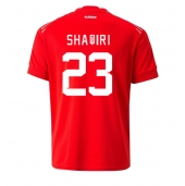 Billige Schweiz Xherdan Shaqiri #23 Hjemmebanetrøje VM 2022 Kort ærmer