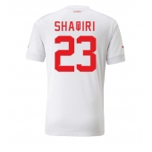 Billige Schweiz Xherdan Shaqiri #23 Udebanetrøje VM 2022 Kort ærmer
