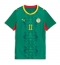 Billige Senegal Nicolas Jackson #11 Udebanetrøje Dame VM 2026 Kort ærmer