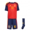 Billige Spanien Dani Olmo #10 Hjemmebanetrøje Børn VM 2026 Kort ærmer (+ bukser)