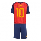 Billige Spanien Dani Olmo #10 Hjemmebanetrøje Børn VM 2026 Kort ærmer (+ bukser)