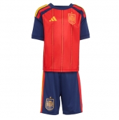 Billige Spanien Hjemmebanetrøje Børn VM 2026 Kort ærmer (+ bukser)