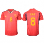 Billige Spanien Koke #8 Hjemmebanetrøje VM 2022 Kort ærmer