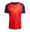 Billige Spanien Martin Zubimendi #18 Hjemmebanetrøje VM 2026 Kort ærmer